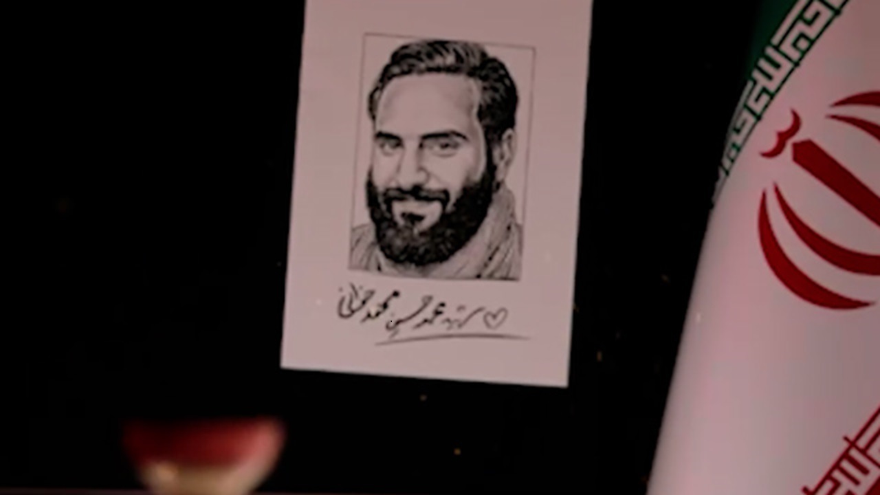 نقاشی شنی شهید محمدحسین محمدخانی + فیلم