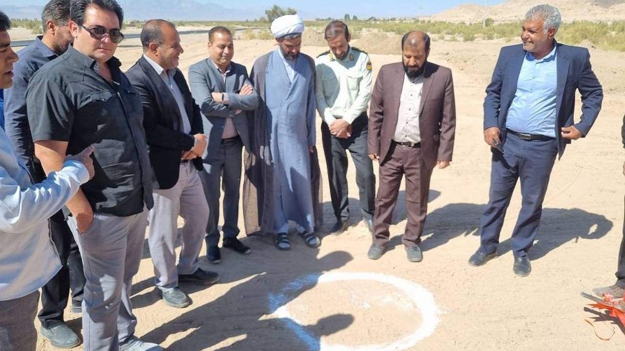 افتتاح و کلنگ زنی ۳ طرح عمرانی در بخش یزدان آبادِ زرند