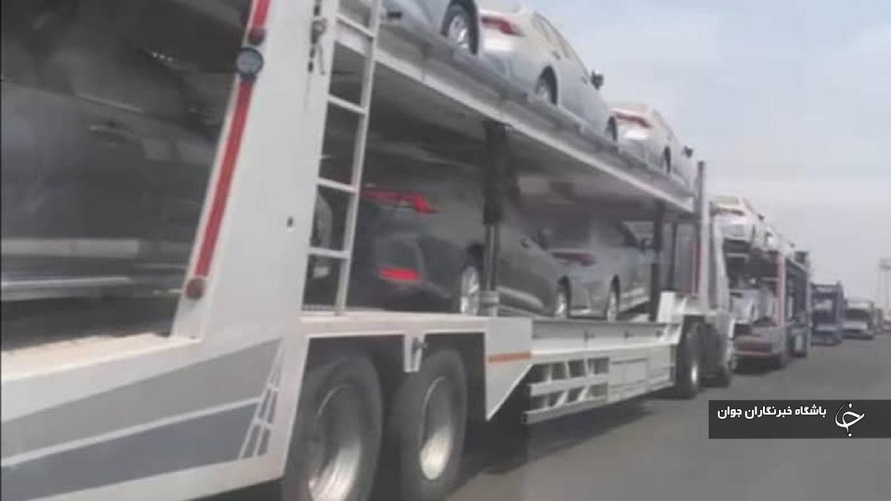 ترخیص ۵ هزار خودروی خارجی از گمرک بندر شهید رجایی بندرعباس+عکس وفیلم