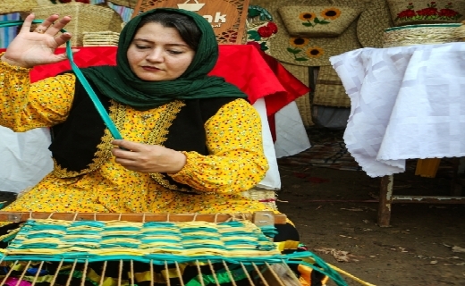نخستین جشنواره بامبو بافی در لاهیجان برگزار شد +عکس