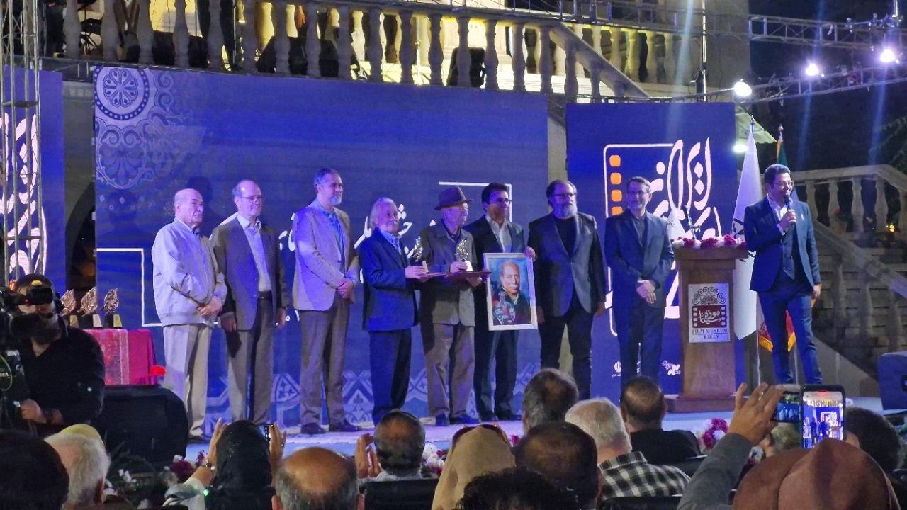 نصیریان: سینما را از داریوش مهرجویی یاد گرفتم + فیلم