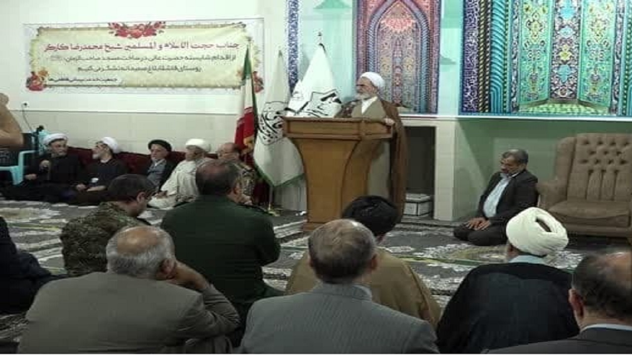 افتتاح یک مسجد در روستای  قاشقابلاغ قم