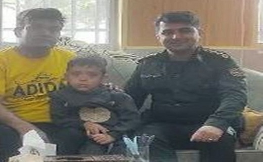 نجات کودک گمشده اصفهانی در بندر انزلی