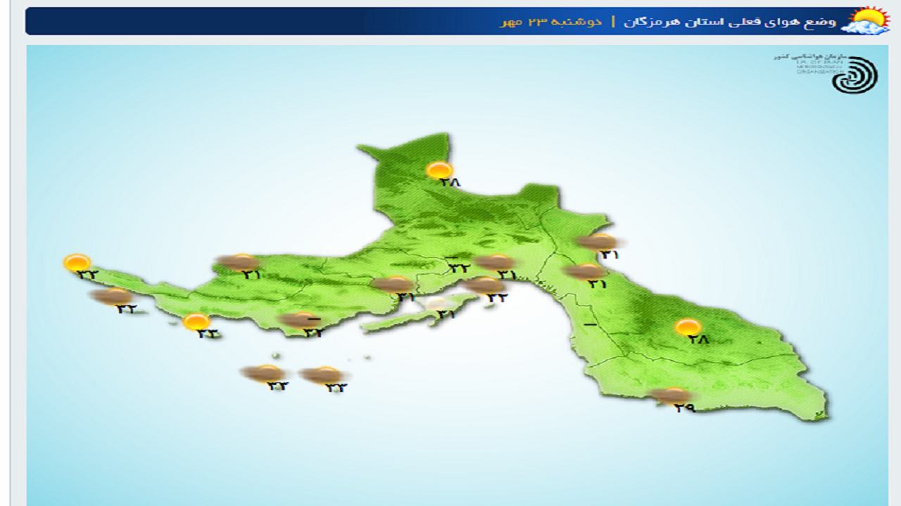 پیش بینی ناپایداری دریایی در هرمزگان