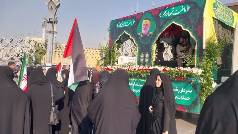 مراسم تشییع شهید