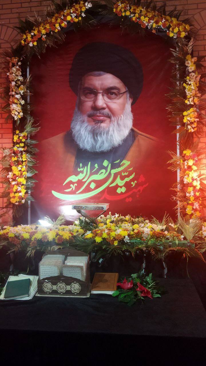 تصویری از حسن نصرالله