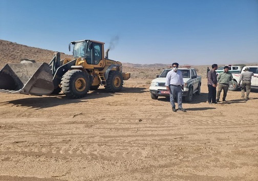 ۱۲ هکتار از اراضی ملی در شهرستان حاجی آباد رفع تصرف شد