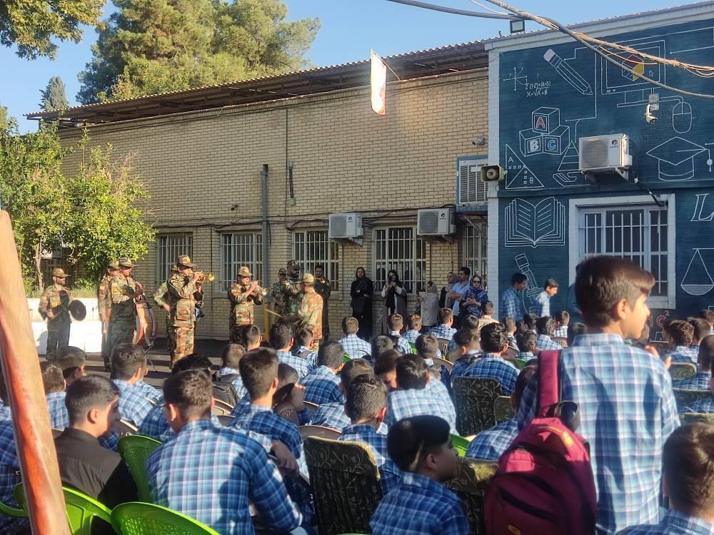 مراسم بازگشایی مدارس در شیراز