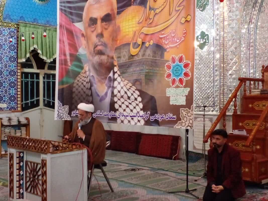 مراسم بزرگداشت یحیی سنوار