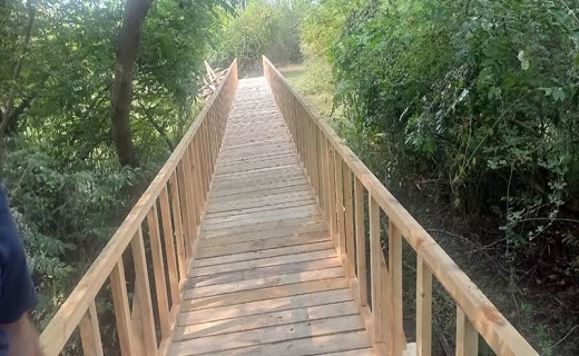 پل چوبی جوکندان تالش بازسازی می&zwnj;شود