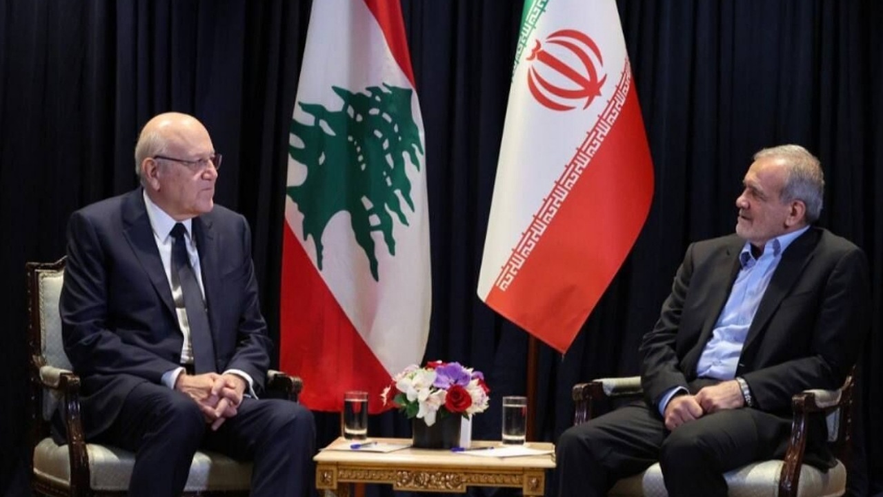 نخست‌وزیر لبنان با رئیس‌جمهور ایران در نیویورک دیدار کرد