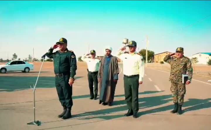 مراسم سردوشی سربازان نیروی انتظامی