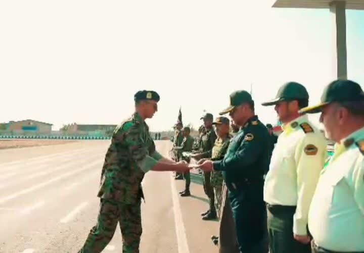 مراسم جشن سردوشی سربازان در نیشابور