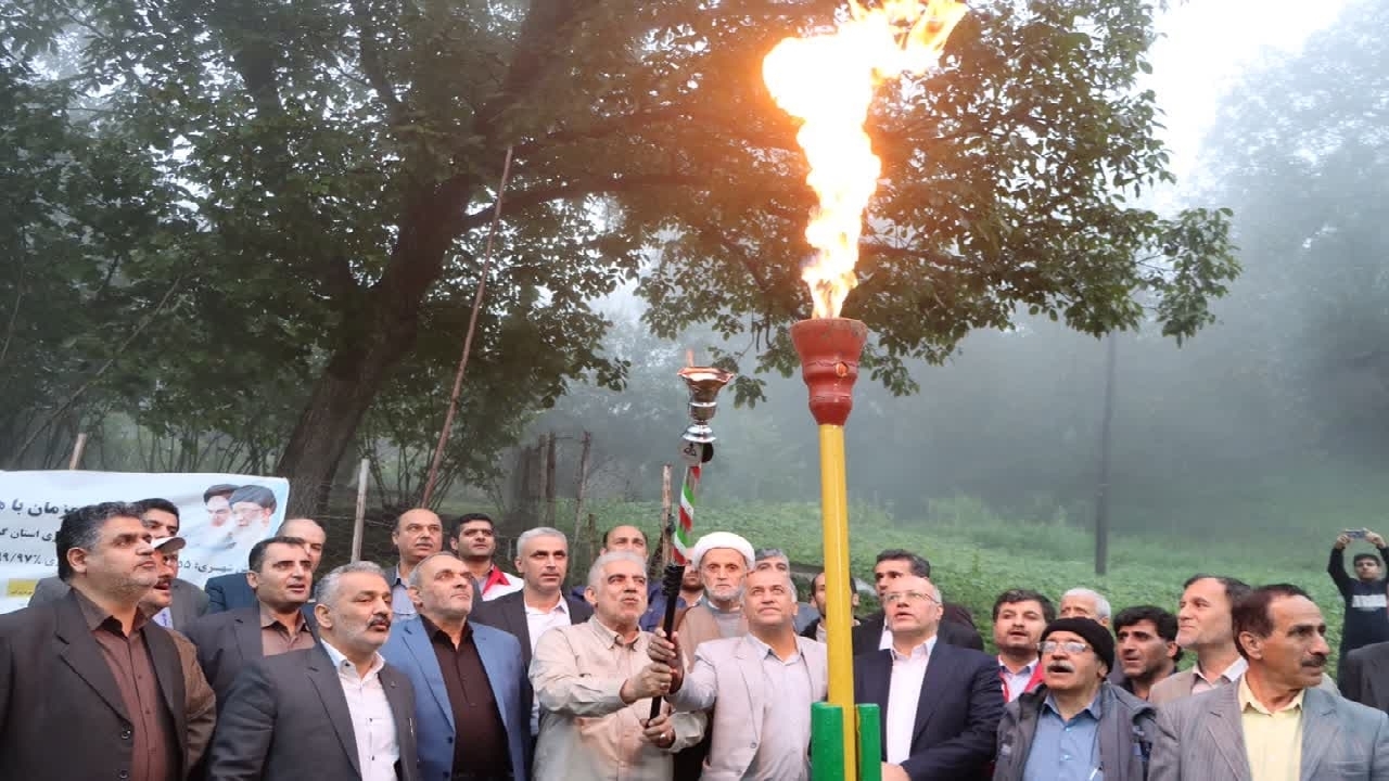 بهره برداری از پروژه‌ گازرسانی به ۲ روستای شهرستان املش