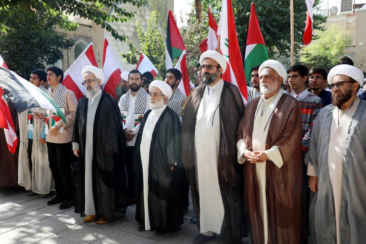 حمایت طلاب از فلسطین