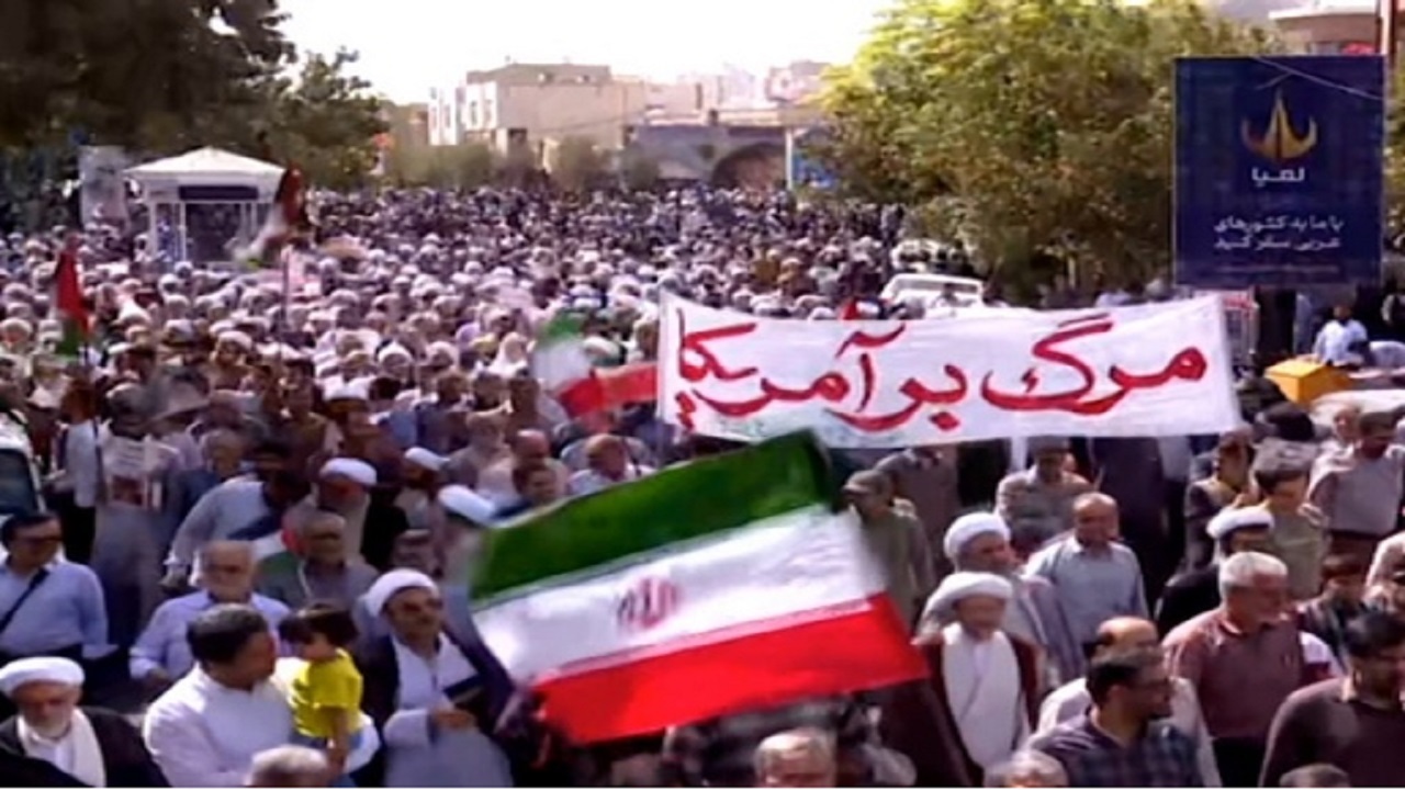 ابراز خشم قمی ها علیه جنایات صهیونیست‌ ها