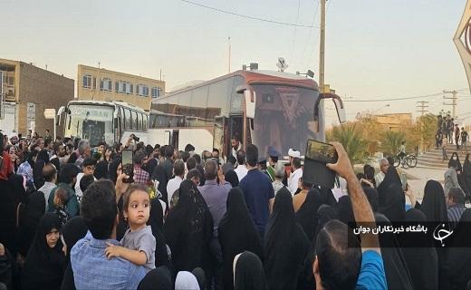 بازگشت کاروان زیارتی پیاده بیت&zwnj;الرضای بافق از مشهد مقدس