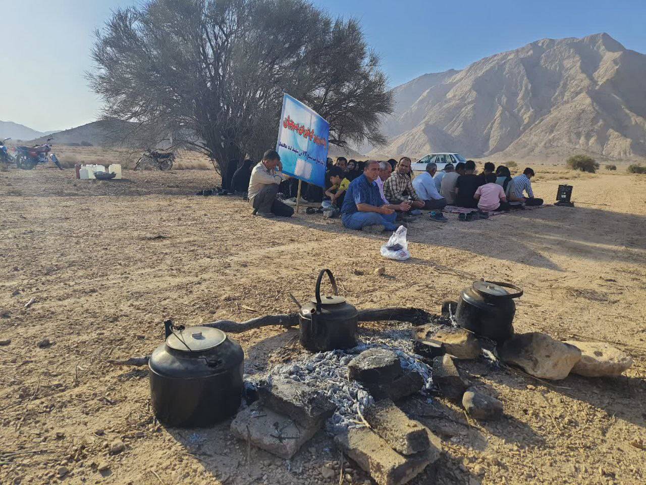 مراسم گرامیداشت هفته دفاع مقدس در روستای ده محمد