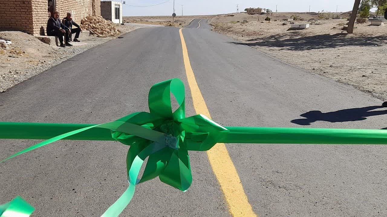 طرح راه روستایی در ششتمد خراسان بهره‌برداری شد