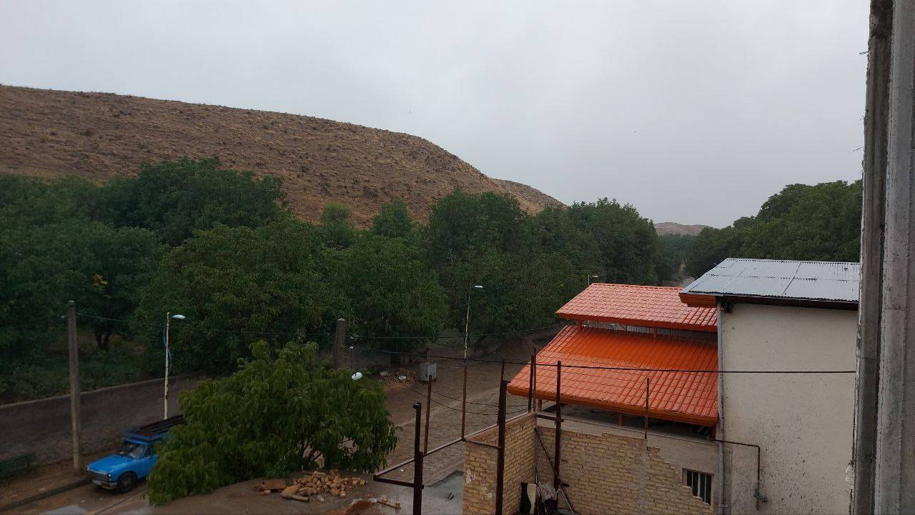 بارش باران در قزوین