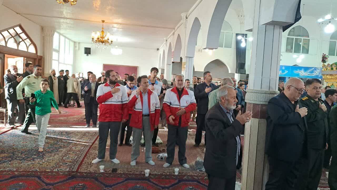 مراسم راهپیمایی در خوی به مناسبت شهادت سید حسن نصرالله