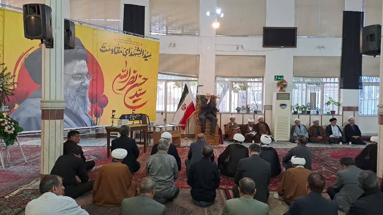 اجتماع مردم خوی در مراسم راهپیمایی شهادت سید حسن نصرالله