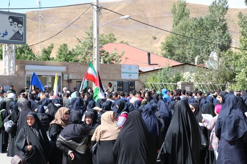 مراسم راهپیمایی در طالقان
