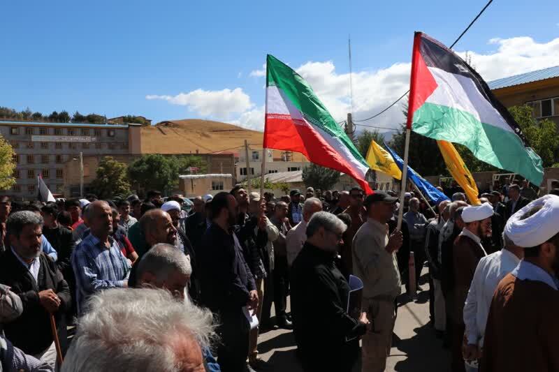 مراسم راهپیمایی در طالقان