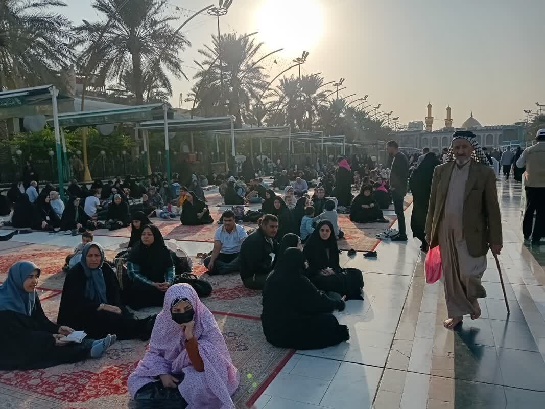 غروب خورشید در بین الحرمین