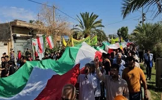 حضور مردم خراسان جنوبی در راهپیمایی ۱۳ آبان + تصاویر