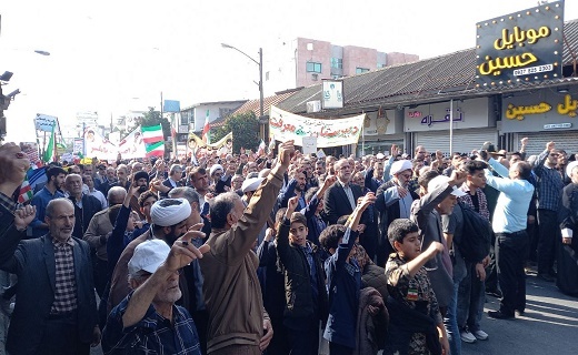 راهپیمایی یوم الله ۱۳ آبان در مازندران&nbsp;