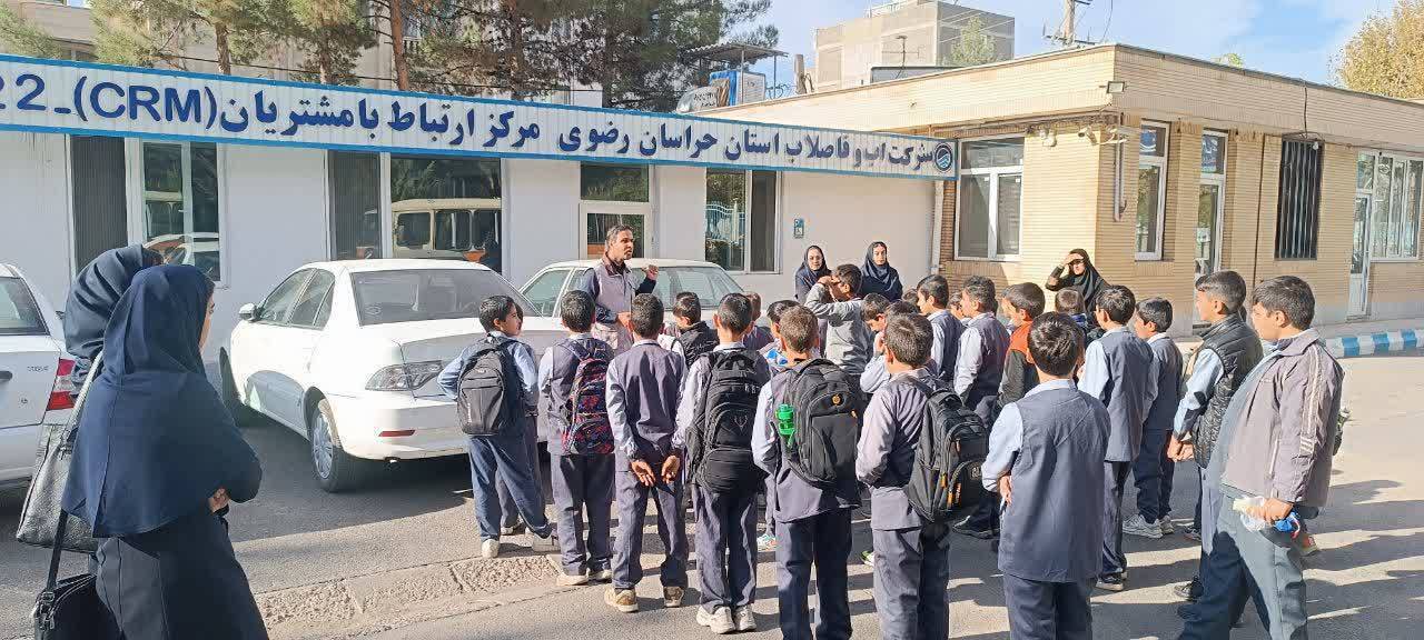 مراسم بازدید دانش آموزان به مناسبت هفته دانش آموز