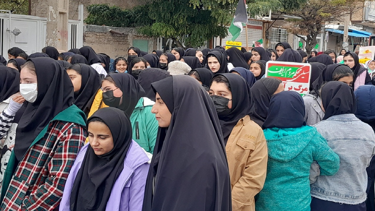 برگزاری مراسم راهپیمایی ۱۳ آبان در آذربایجان شرقی