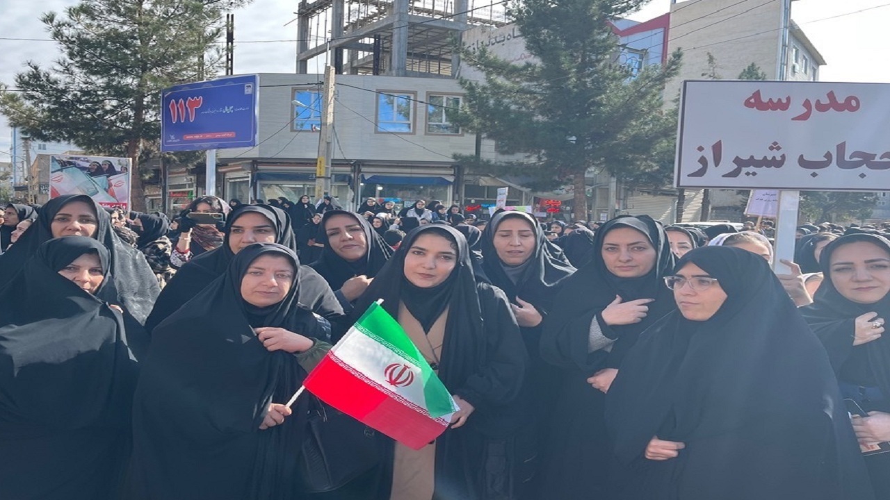 برگزاری مراسم راهپیمایی ۱۳ آبان در آذربایجان شرقی