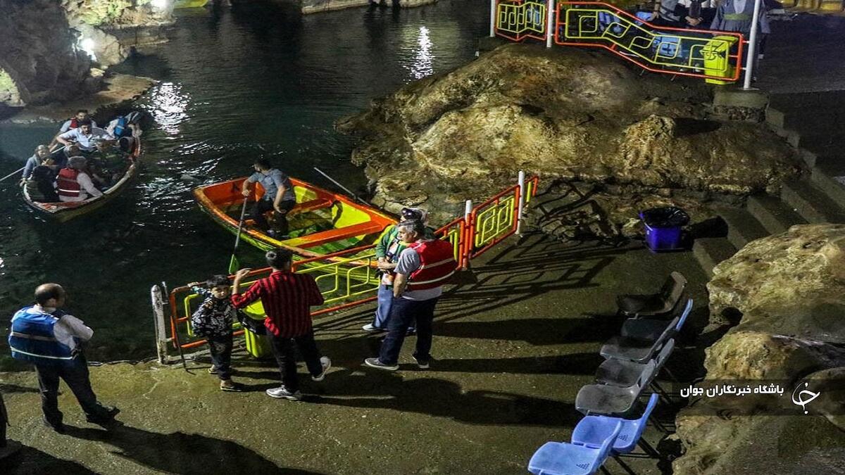 باشگاه خبرنگاران -۱۶۰ هزار گردشگر از غار آبی سهولان مهاباد بازدید کردند
