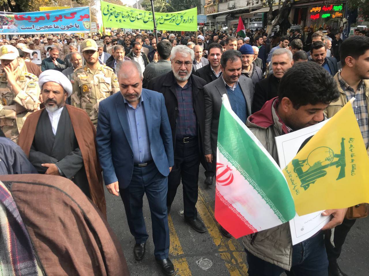 راهپیمایی مردم دیزج دیز