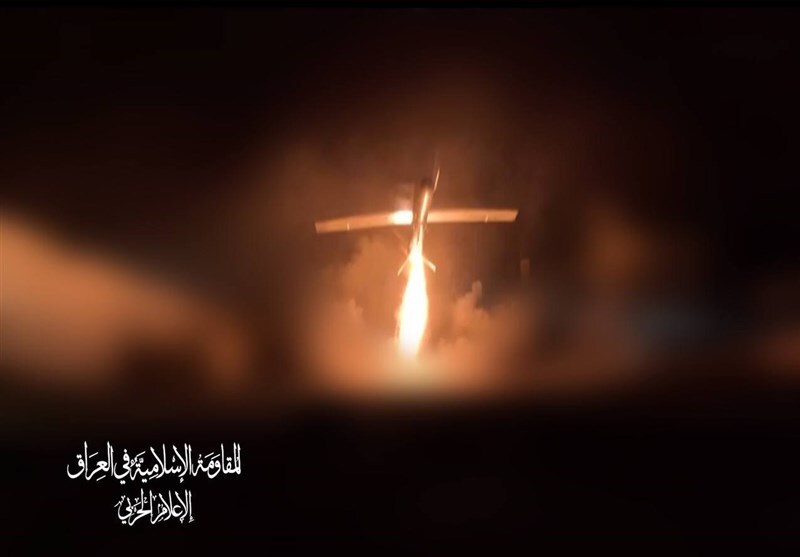 حمله پهپادی مقاومت عراق به بندر اشغالی حیفا + فیلم