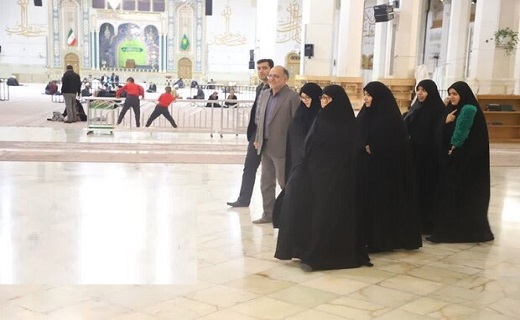 سخنگوی دولت به قم سفر کرد + تصاویر