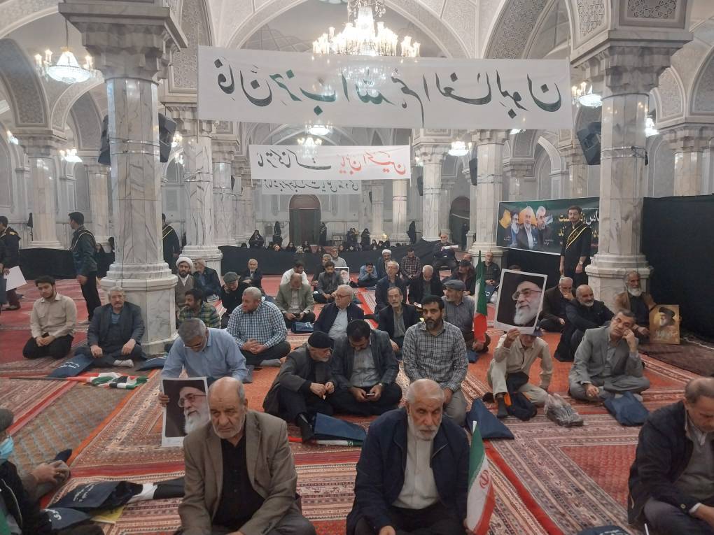 مراسم چهلم شهید سید حسن نصرالله و شهید سرلشکر نیلفروشان در تهران