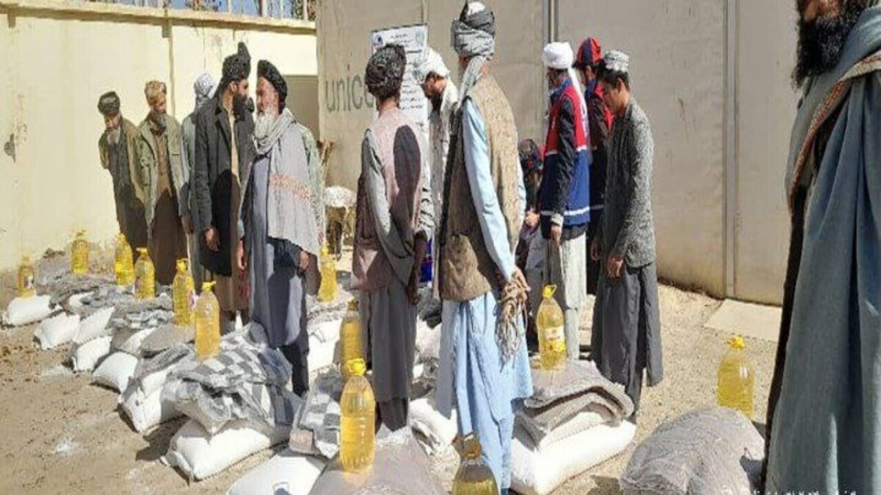 توزیع کمک های بشر دوستانه در غور