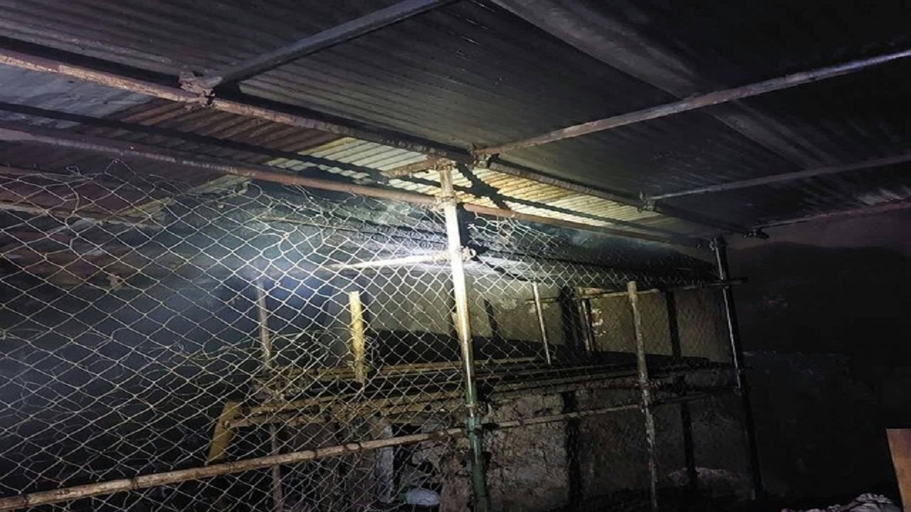 حریق گاراژ در بزرگراه شهید کاظمی