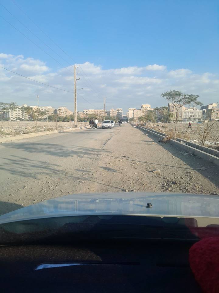 آسفالت کهنه در شهرستان بهارستان