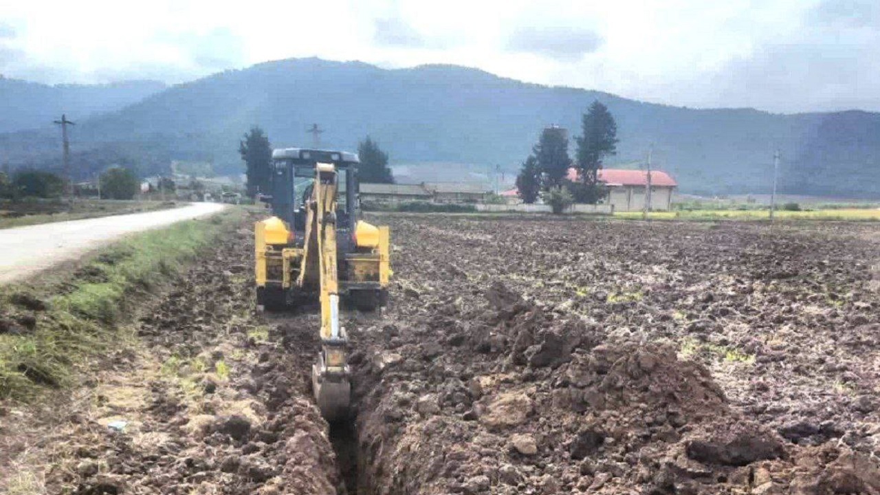 پایان عملیات اجرایی خط انتقال آب در روستای دریا شهرستان رامیان