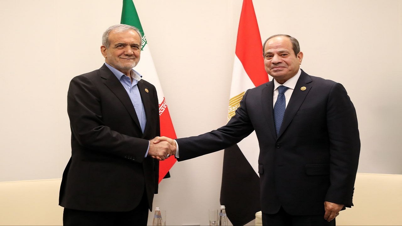 پزشکیان با رئیس‌جمهور مصر دیدار کرد