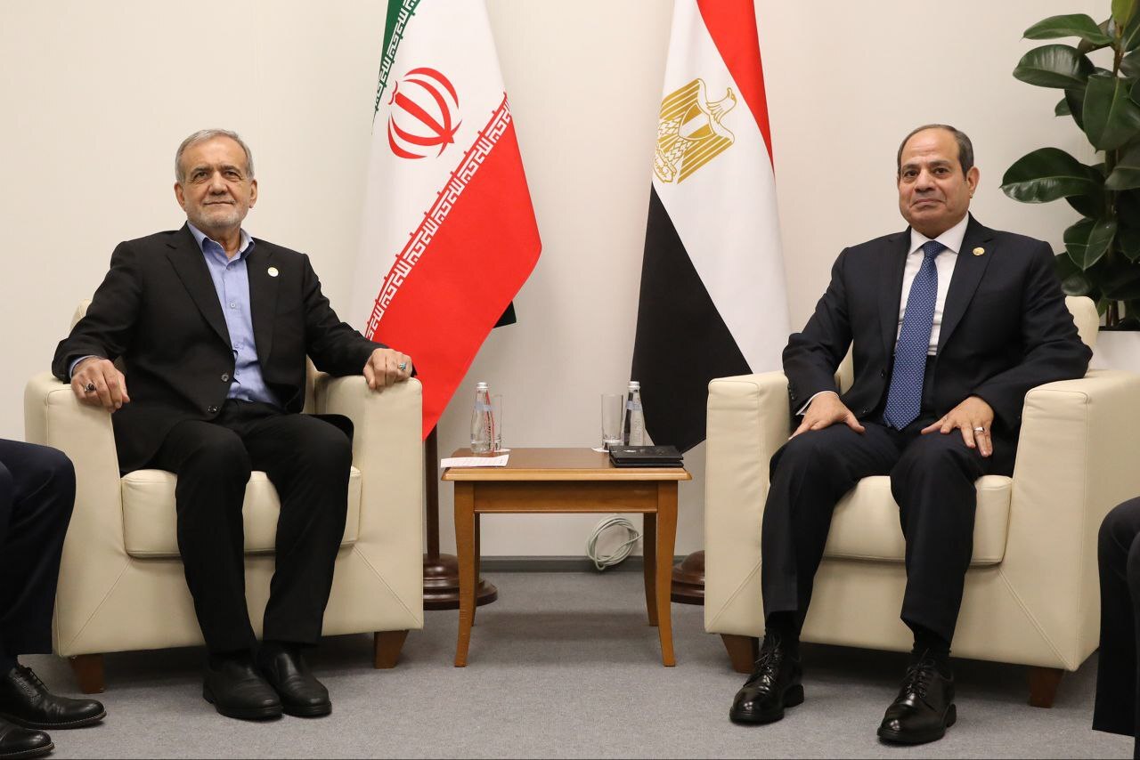 دیدار السیسی و پزشکیان