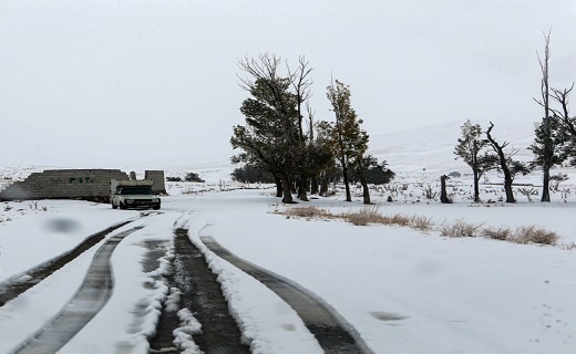طبیعت برفی قوریگول بستان آباد