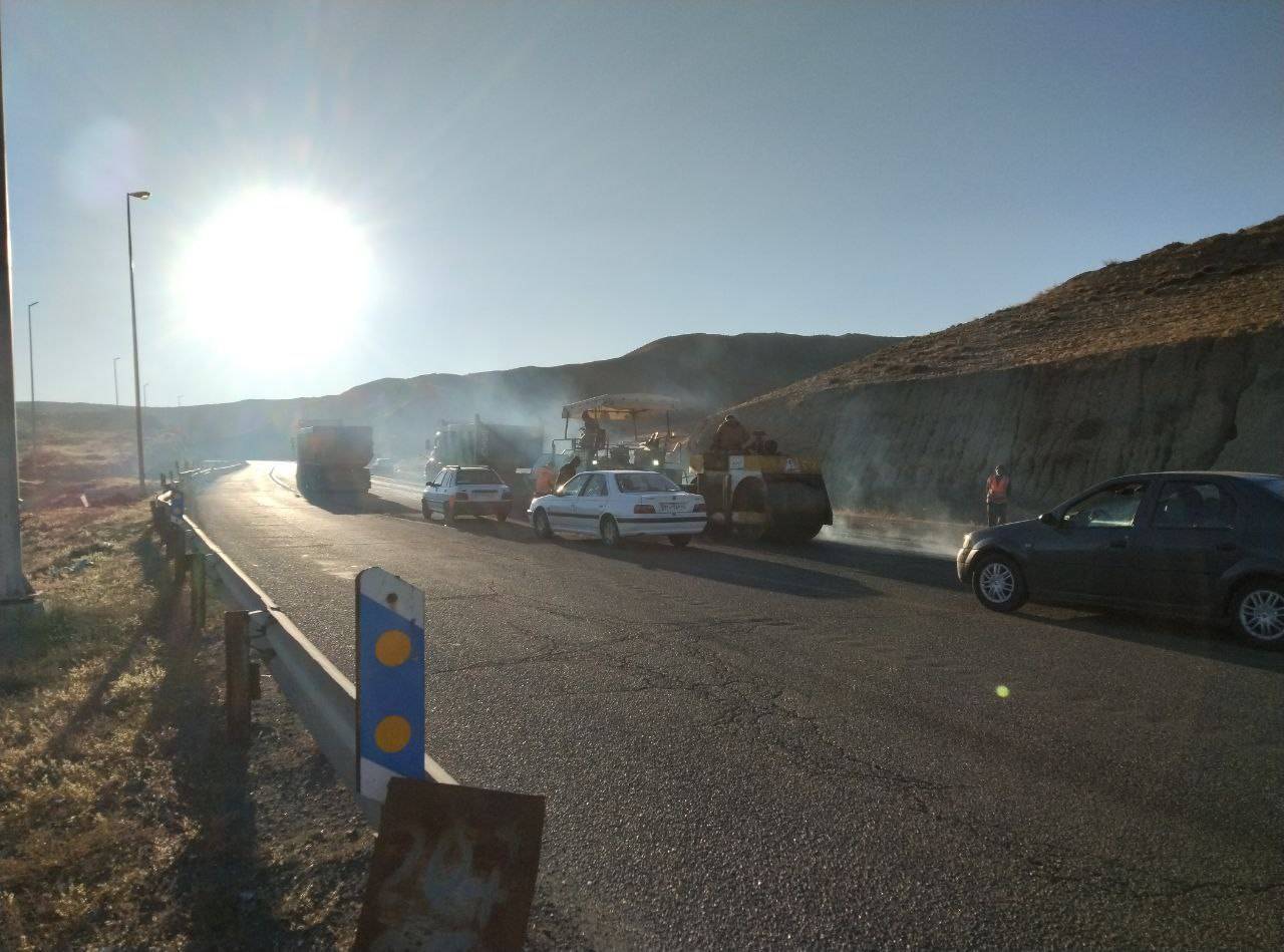 بهسازی روکش آسفالت جاده