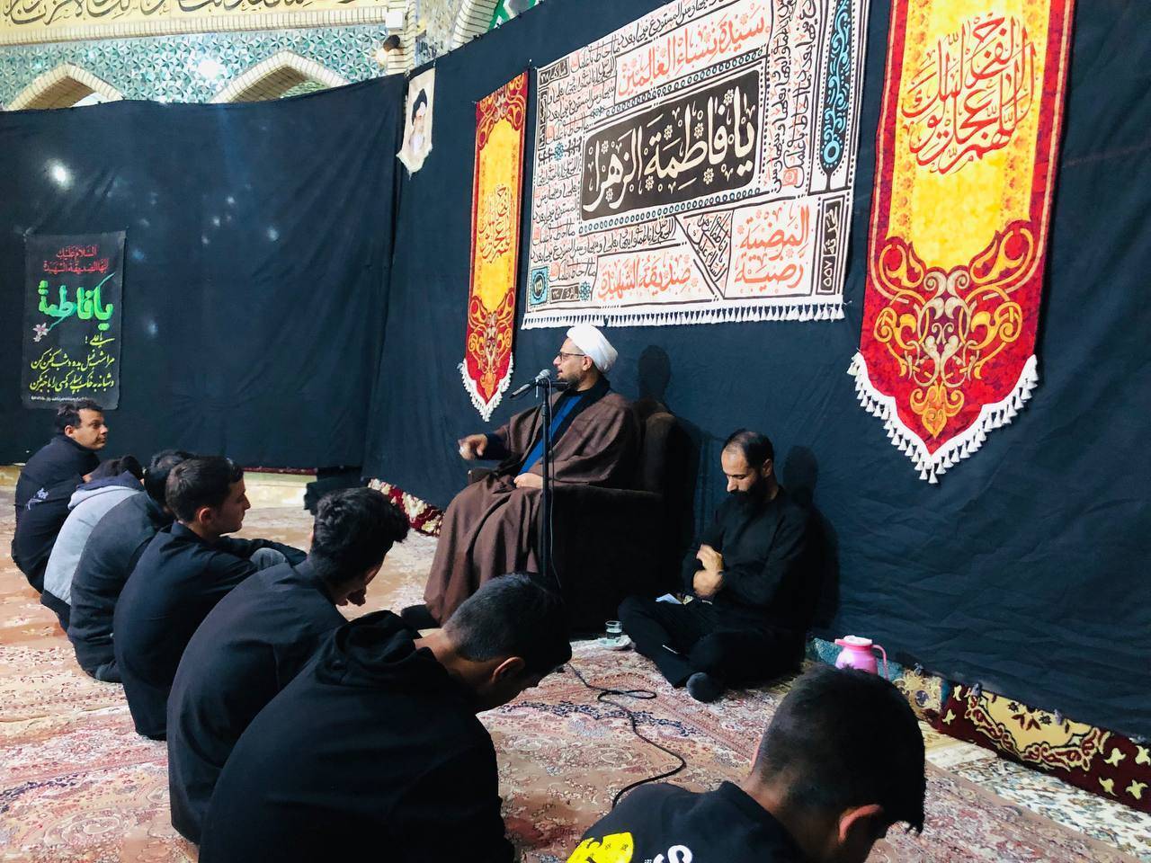 سوگواری دهه اول ایام فاطمیه در انابد