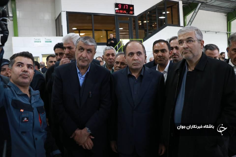 سفر وزیر جهاد کشاورزی و رئیس انرژی اتمی به رفسنجان