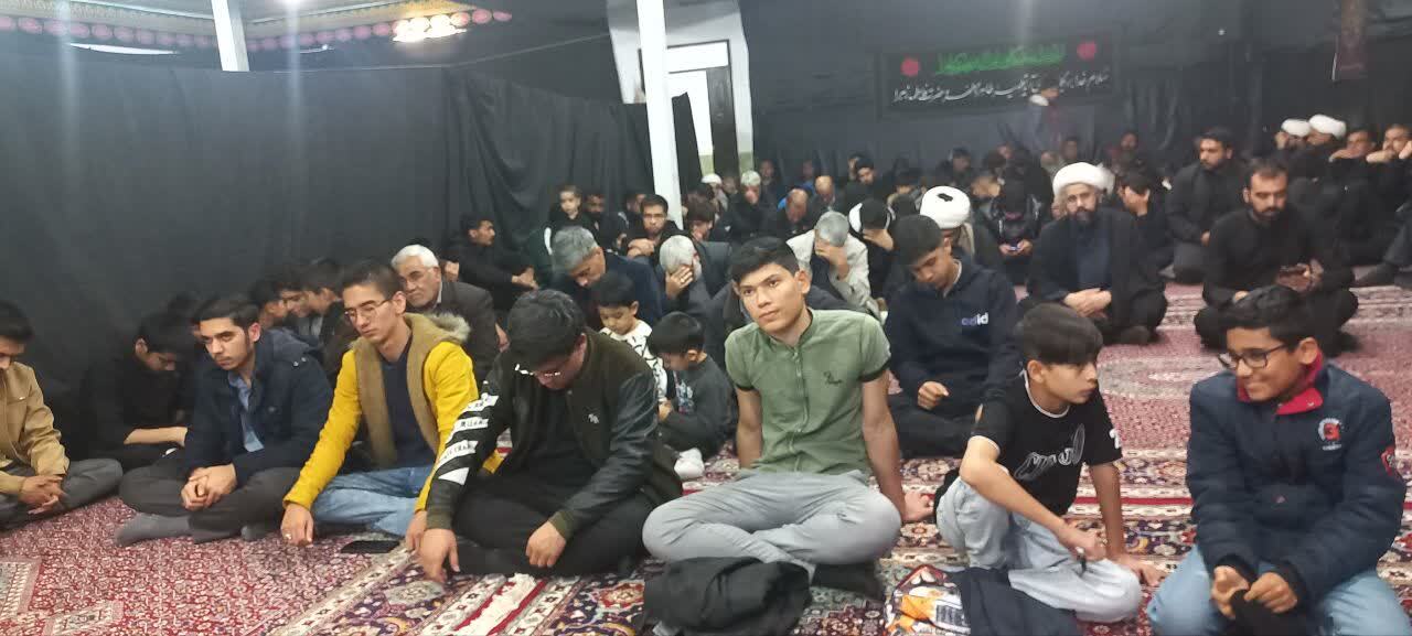 مراسم سوگواری ایام فاطمیه در صالح آباد